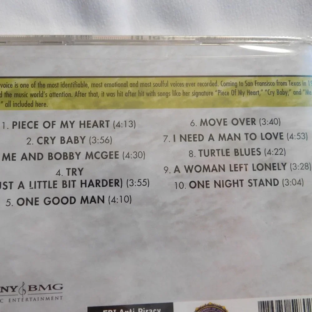 Janis Joplin CD Super Hits